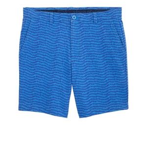 8 Inch Wavy Tails Printed Performance Shorts